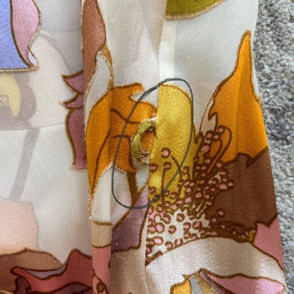 ZIMMERMANN Tempo Asymmetric Tiered Ruffle Dress Size 0 Artsy Boho Chic Flirty - Picture 8 of 9